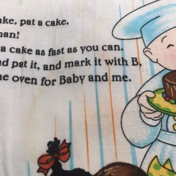 Mary Engelbreit's Mother Goose Vol 1 Soft Cloth Fabric Baby Book 9.5" - Picture 8 of 10